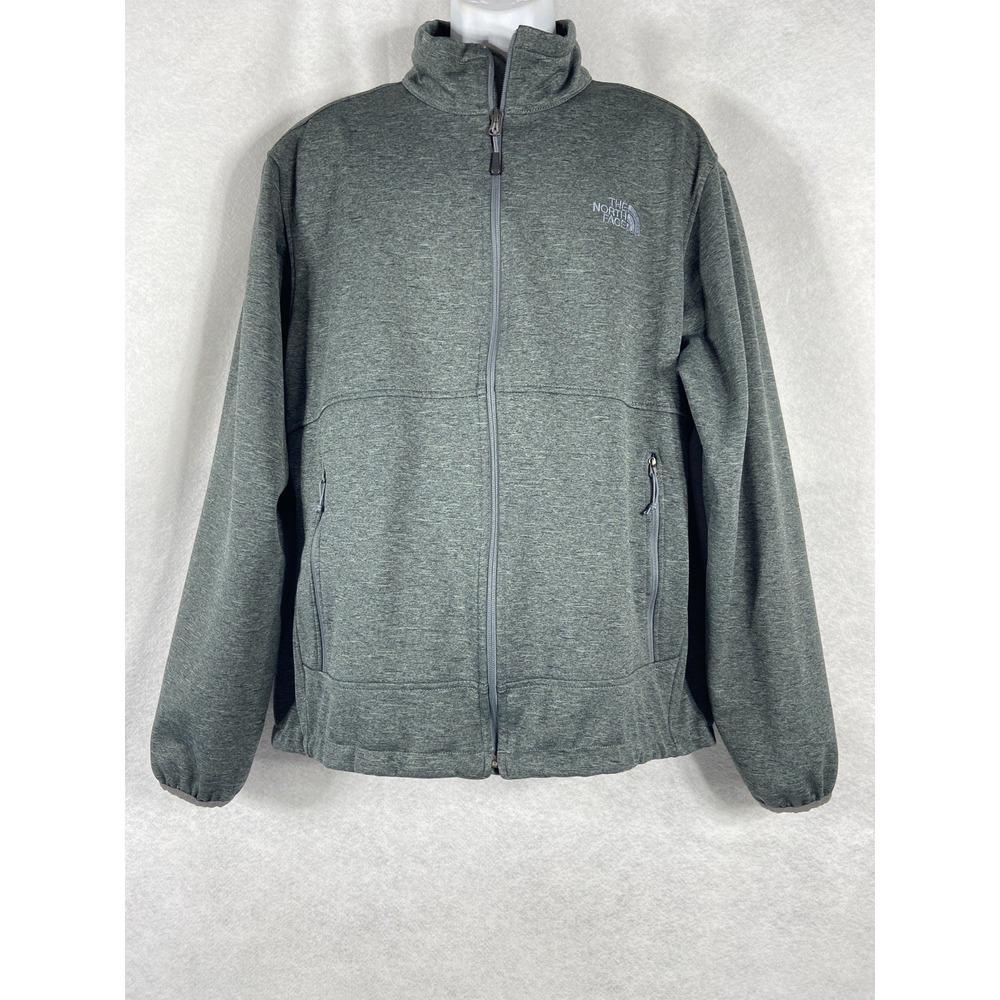 The North Face Jacket Mens XL Forrest Green Full Zip High Neck Apex Lined